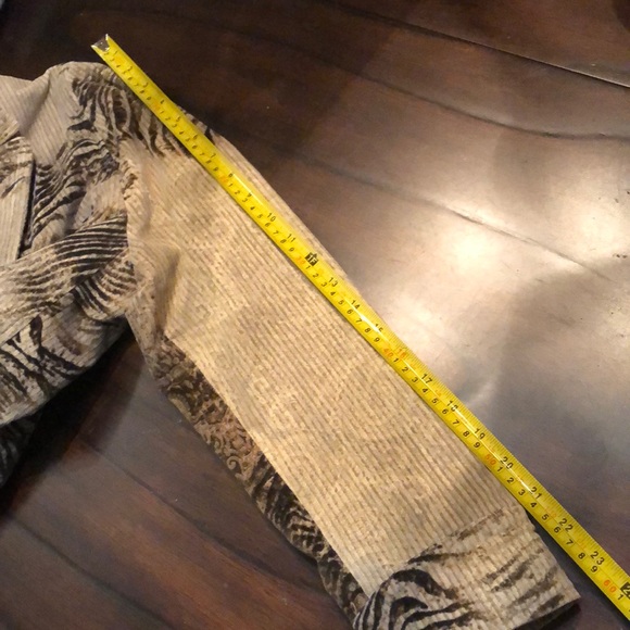 Dismero Classic button down damask print velvet blazer - Picture 14 of 14